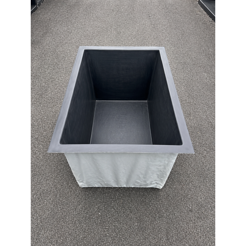 Bassin Rectangulaire 120x80x60cm 450L