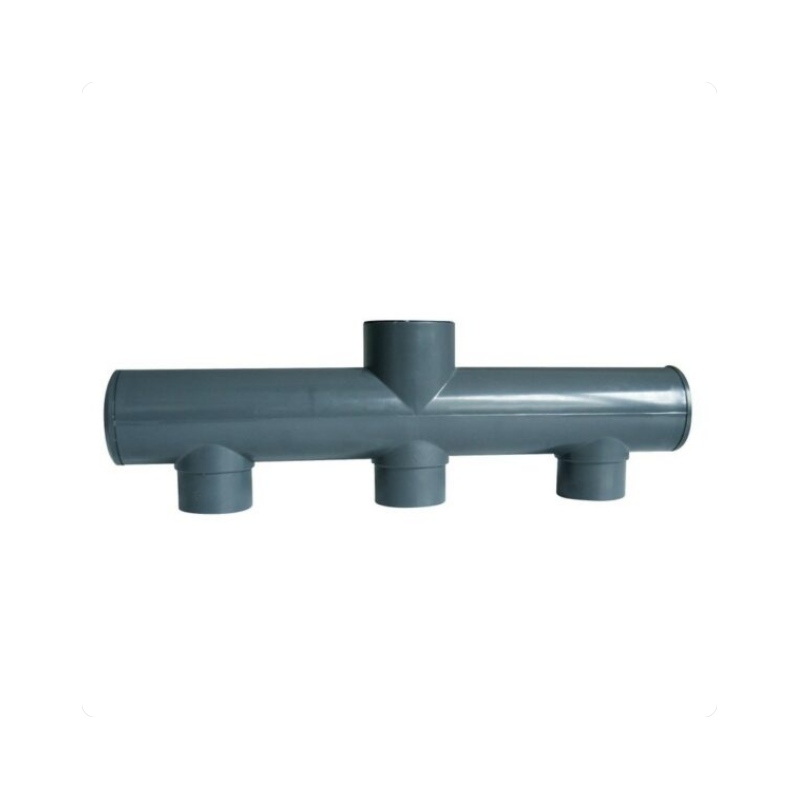 Collecteur PVC pression 3 entrées/1 sortie