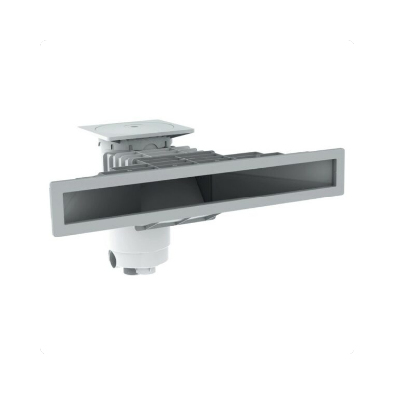 Skimmer extra plat A800 Design gris pour piscine béton/liner