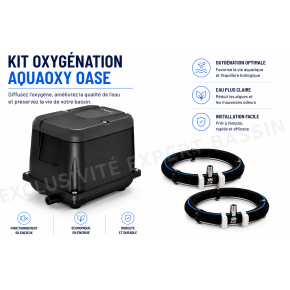 Pompe à air AquaOxy 5000 Oase Oxygénation flexible