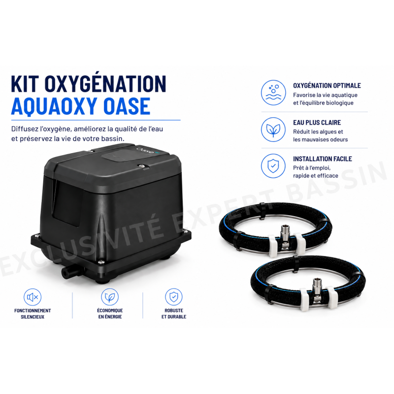 Pompe à air AquaOxy 5000 Oase Oxygénation flexible