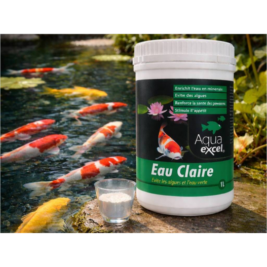 Eau claire 1Kg pour une eau de bassin saine et claire