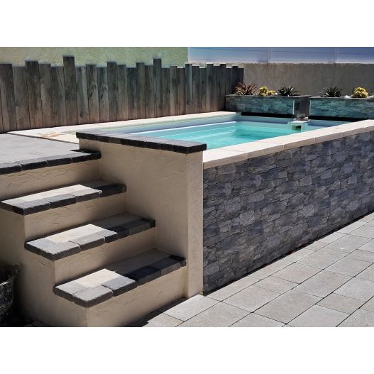 Mini Piscine 343 × 212 × 91cm
