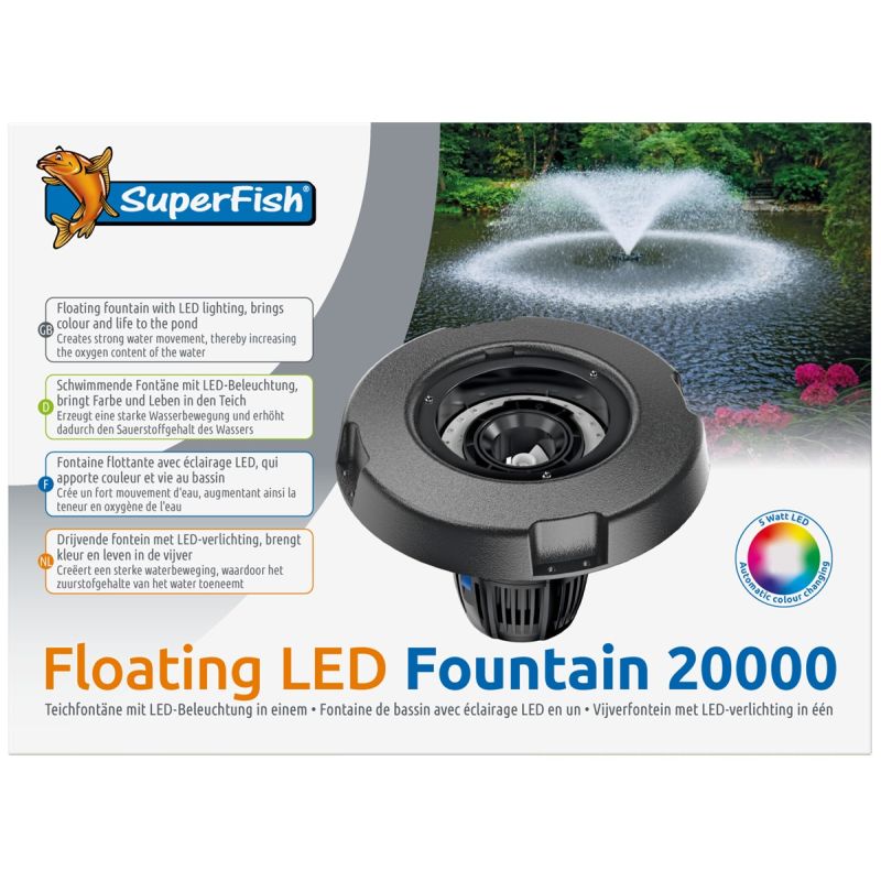 Fontaine flotante 20000 LED