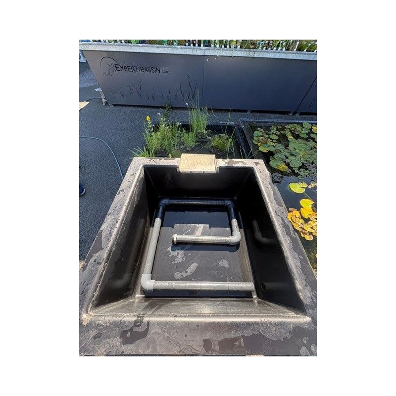 Bassin filtrant mini lagune 100x100 x35 cm 190L