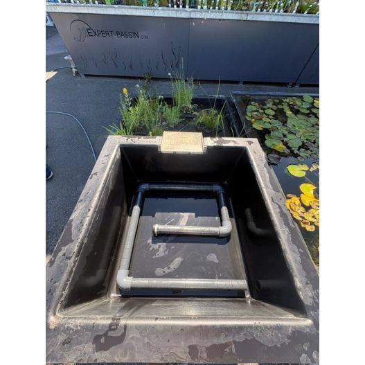 Bassin filtrant mini lagune 100x100 x35 cm 190L