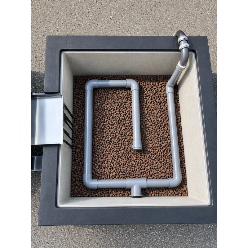 Bassin filtrant mini lagune 100x100 x35 cm 190L