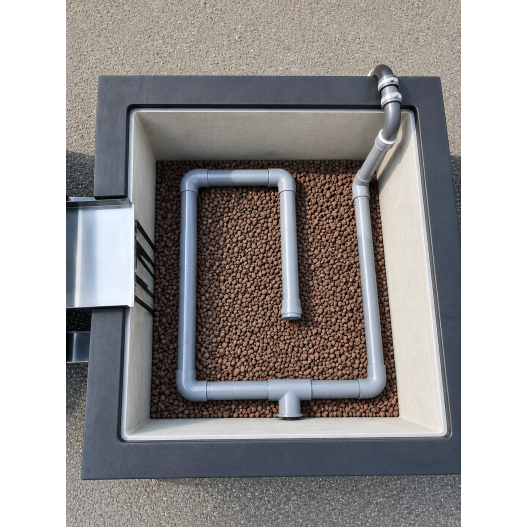 Bassin filtrant mini lagune 100x100 x35 cm 190L
