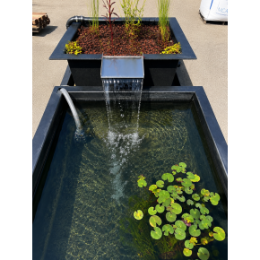 Bassin filtrant mini lagune 100x100 x35 cm 190L