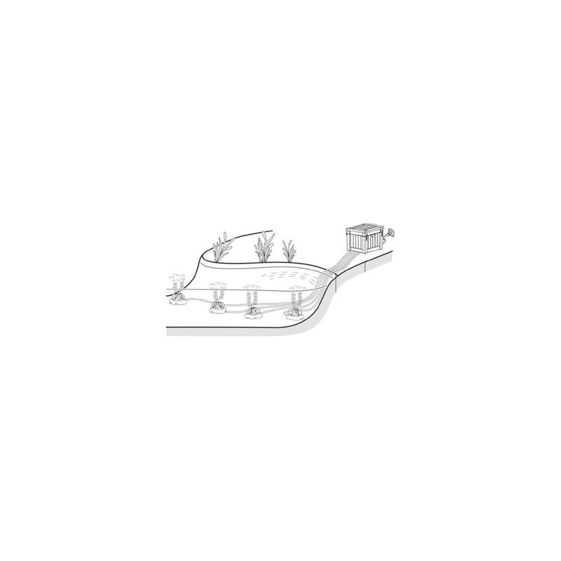 Tuyau lesté 150 M pour Aeration étang SubFlo oase