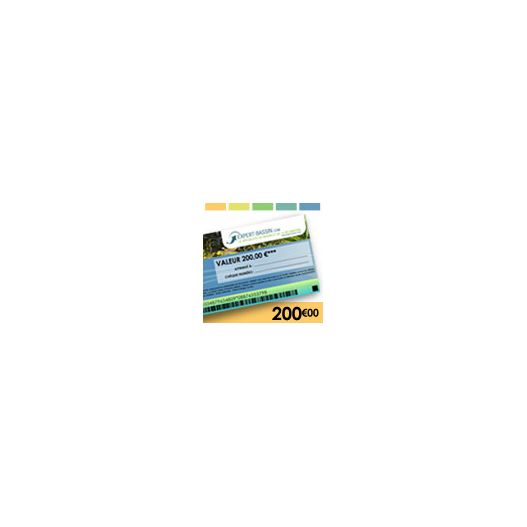 Photo Chèque cadeau 200 Euros