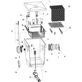 Schema ProfiClear M 4 Bioballs Oase