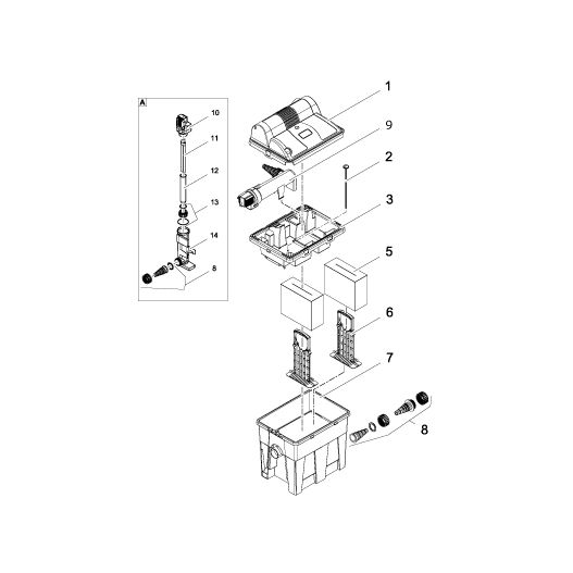 Schema BioSmart UVC 8000/7000 Oase