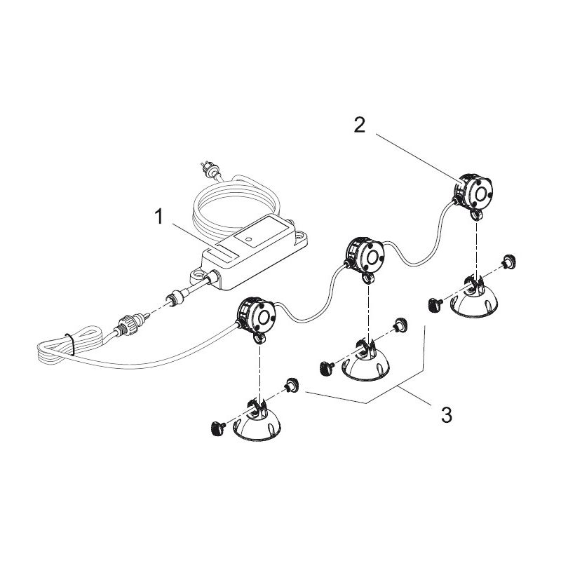 Schema LunAqua Mini LED warm Oase