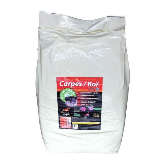 Nourriture poisson Eco Recharge Carpe Koi Orange 15 kg Aqua Excel