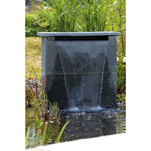 Exemple 1 Lame d'eau en acier inox Waterfall 60 cm OASE