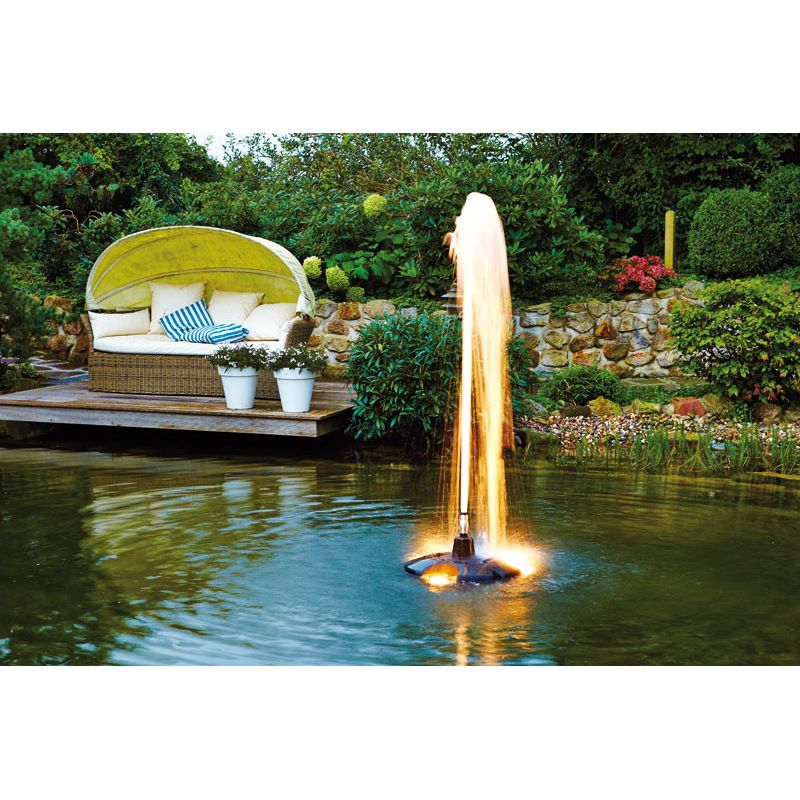 YAOBLUESEA Pompe pour Fontaine Pompe Bassin Jardin étang Pompe étang Pompe  Jardin 800L/H 16W : : Jardin