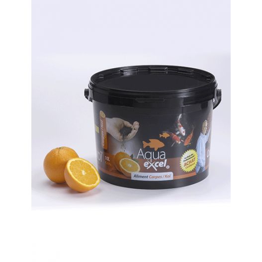 Nourriture Carpe Koi Orange 5L Aqua Excel