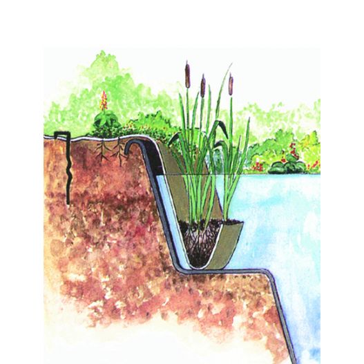 Sac de plantation pour plantes aquatiques en toile de jute Oase