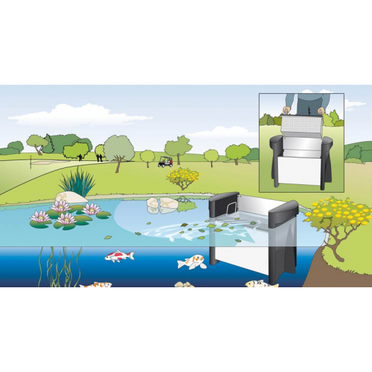 Schema Skimmer 250 flottant spécial grand bassin Oase