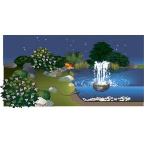 Schema Pompe fontaine Water Starlet Jeu d'eau flottant éclairé par LED