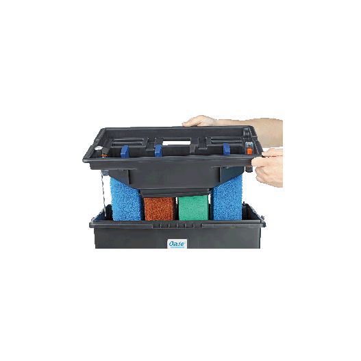 Filtration bassin BioSmart Set 18000 Oase filtres gravitaires Interieur 2