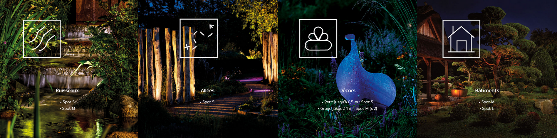 eclairage de terrasse