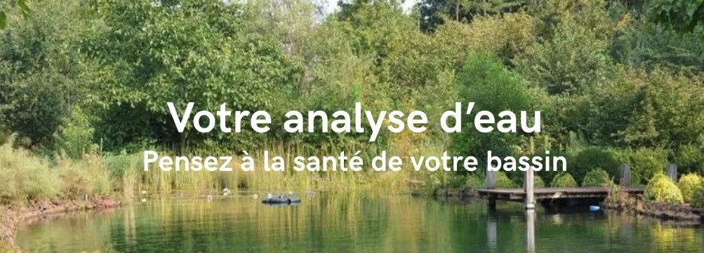 Analyse d'eau de votre bassin