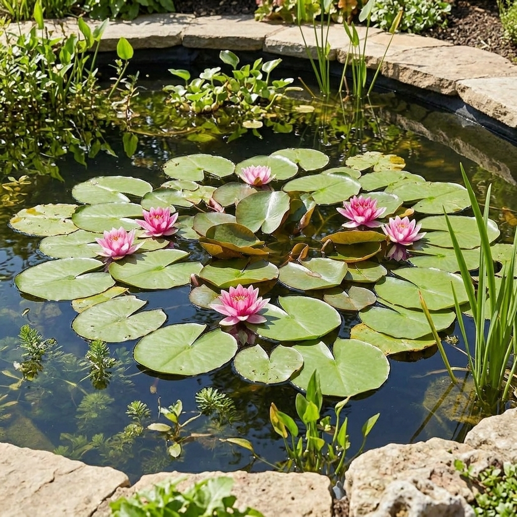 Comment installer des plantes dans un bassin préformé ?